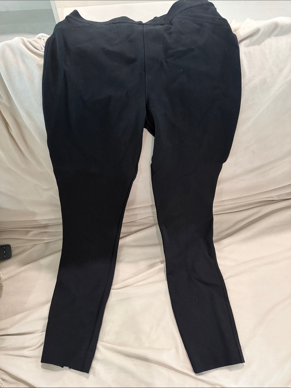 SPANX Black Skinny Ponte Jeans — High-Rise Slim Fit
